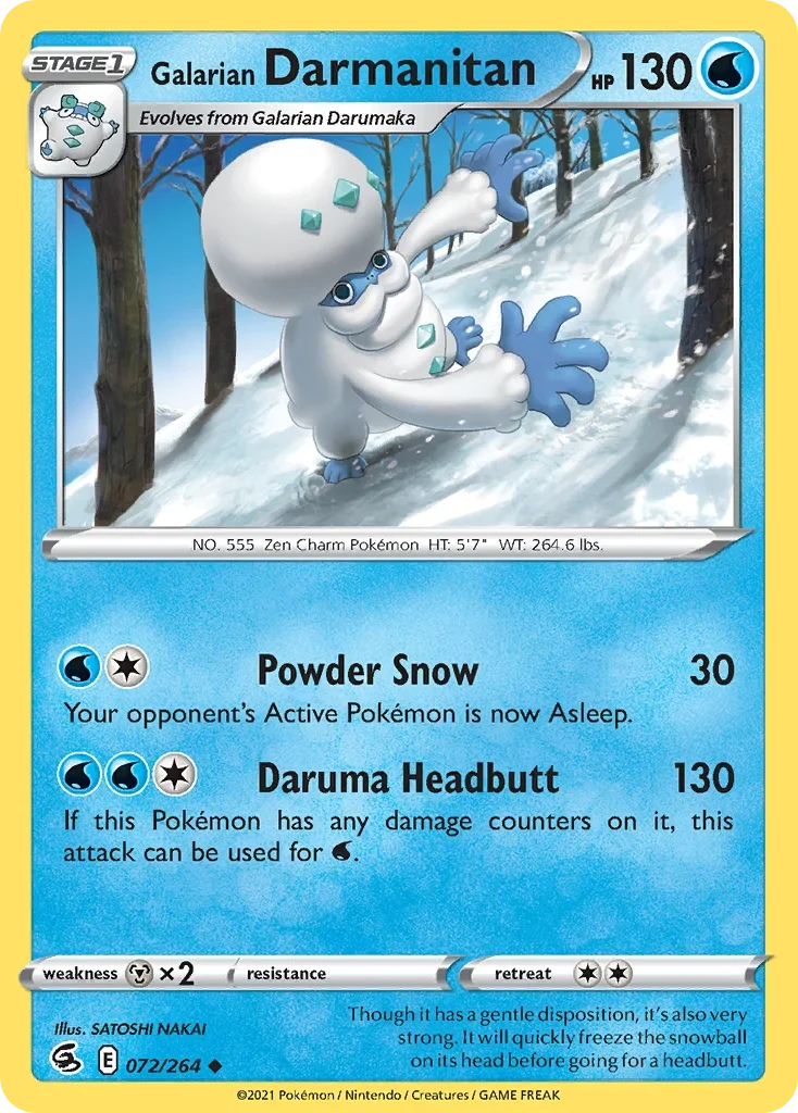 072/264 from Fusion Strike Uncommon Pokemon Card