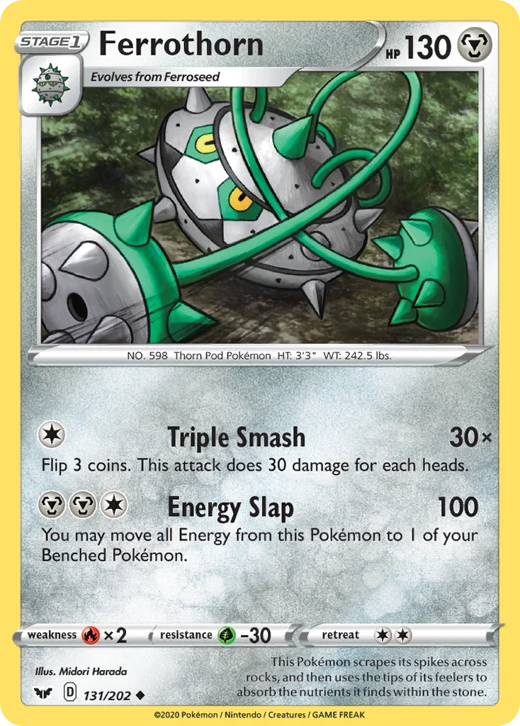 131/202 from Sword & Shield Uncommon Pokemon Card