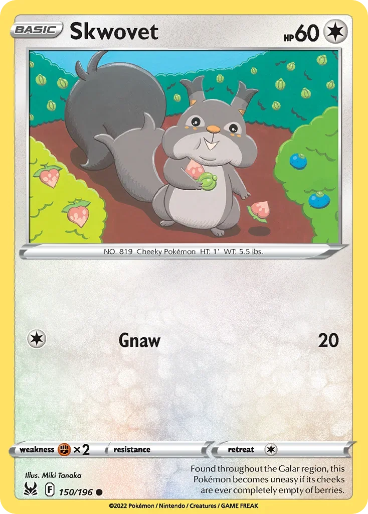 150/196 from Lost Origin Common Pokemon Card