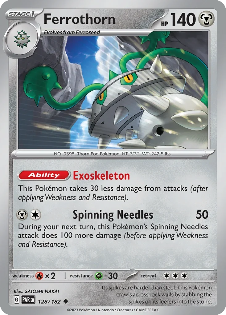 128/182 from Paradox Rift Uncommon Pokemon Card
