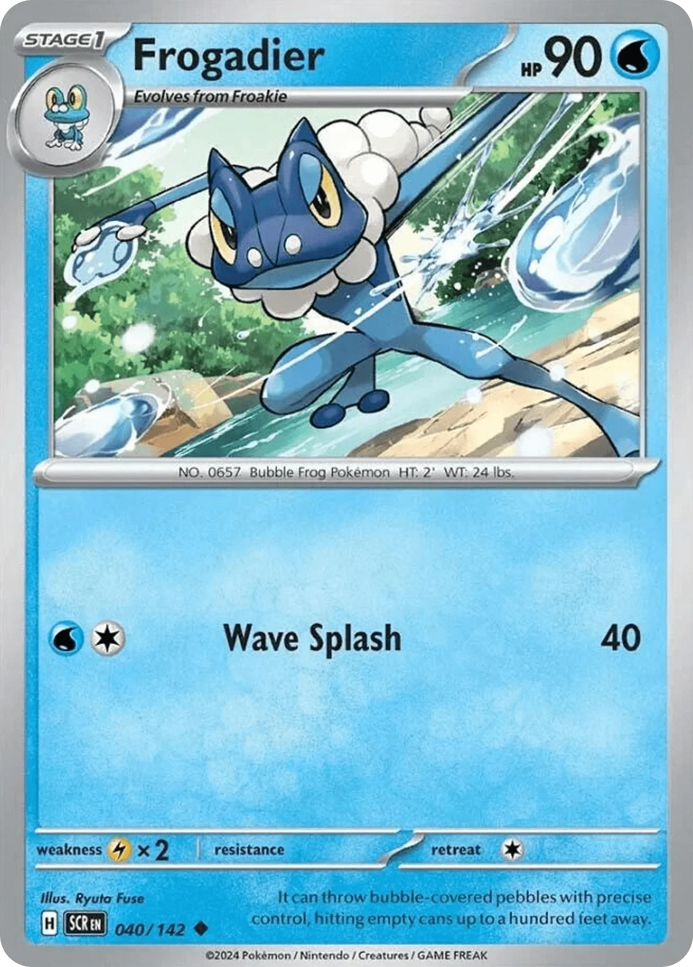 040/142 from Stellar Crown Card List Uncommon Pokemon Card