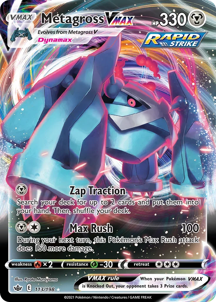 113/198 from Chilling Reign Ultra Rare Pokemon Card