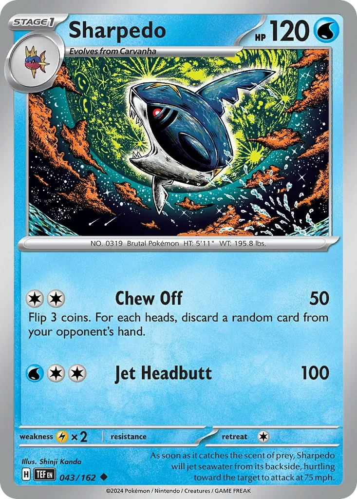 043/162 from Temporal Forces Card List Uncommon Pokemon Card
