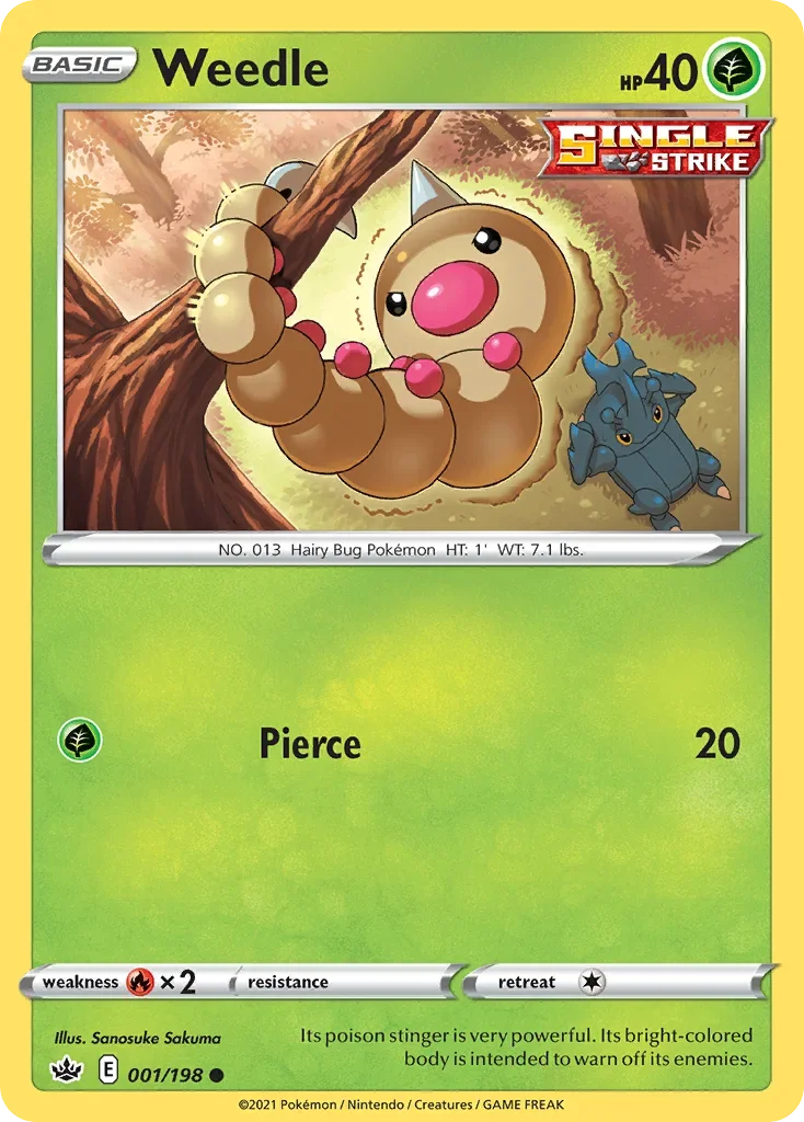 001/198 from Chilling Reign Common Pokemon Card