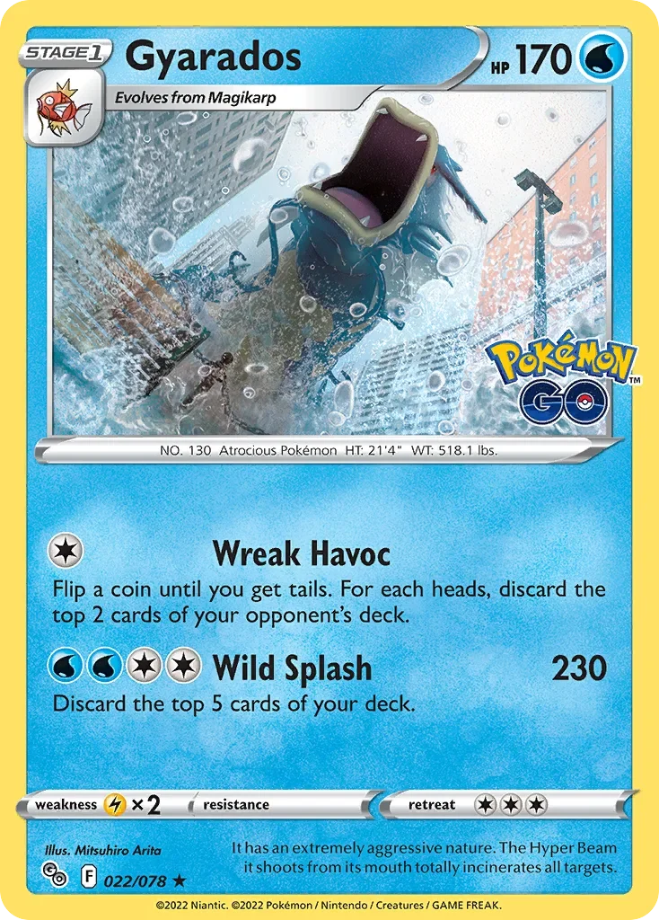 022/078 from Pokemon GO Holo Rare Pokemon Card