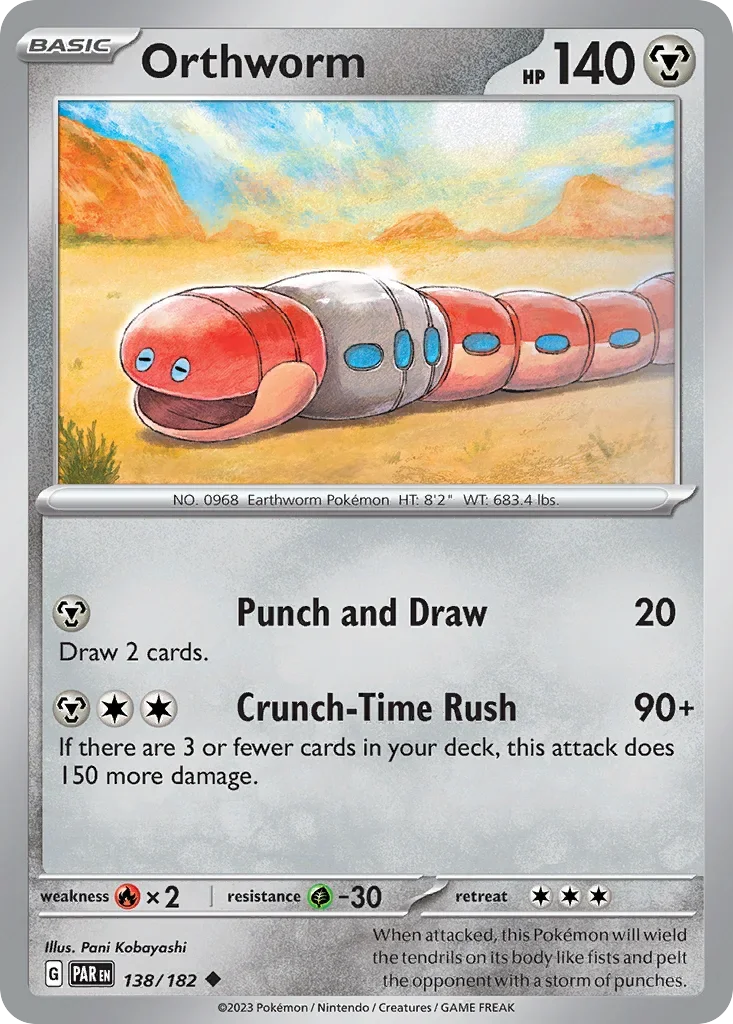 138/182 from Paradox Rift Uncommon Pokemon Card