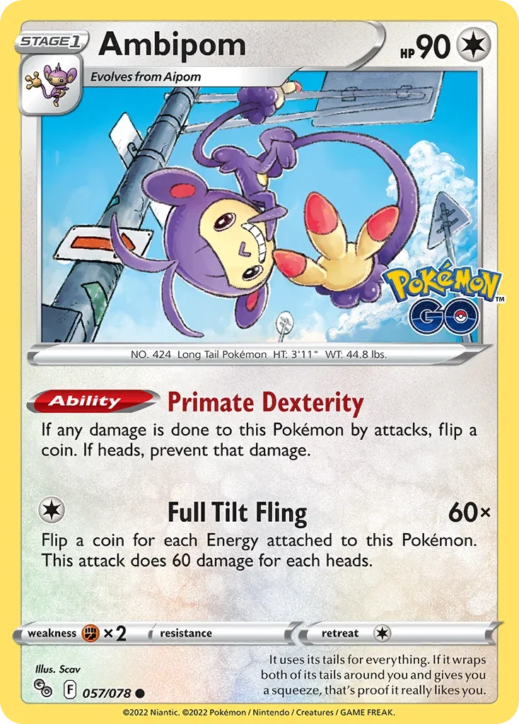 057/078 from Pokemon GO Common Pokemon Card