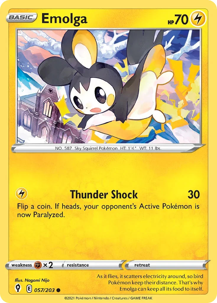 057/203 from Evolving Skies Common Pokemon Card