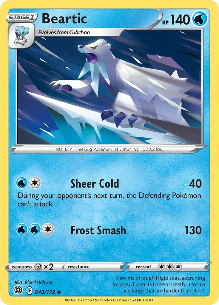 043/172 from Brilliant Stars Uncommon Pokemon Card