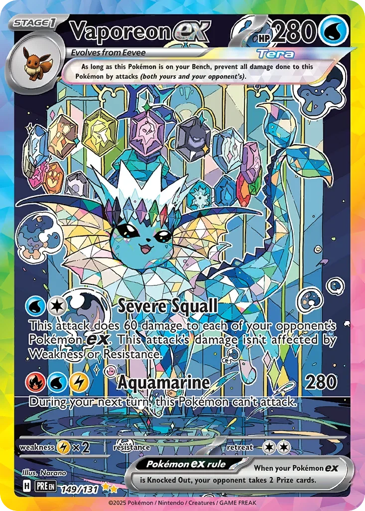149/131 from Prismatic Evolutions Card List Special Illustration Rare Pokemon Card