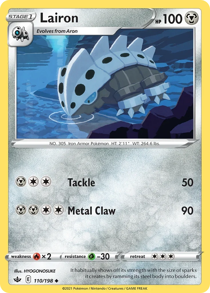110/198 from Chilling Reign Uncommon Pokemon Card