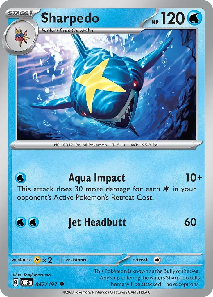 047/197 from Obsidian Flames Uncommon Pokemon Card