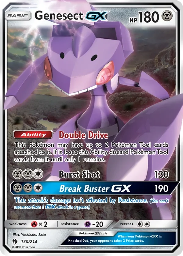 130/214 from Lost Thunder Ultra Rare Pokemon Card