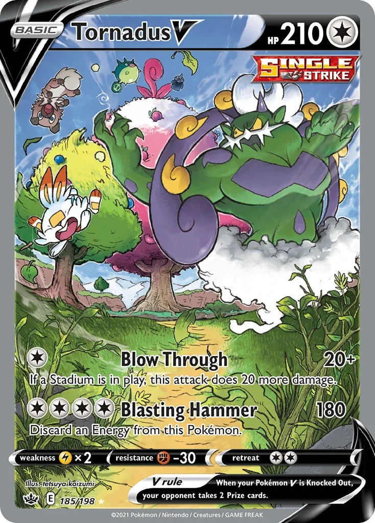 185/198 from Chilling Reign Alternate Art Pokemon Card