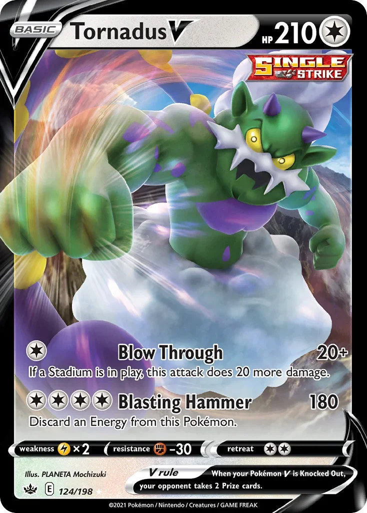 124/198 from Chilling Reign Ultra Rare Pokemon Card