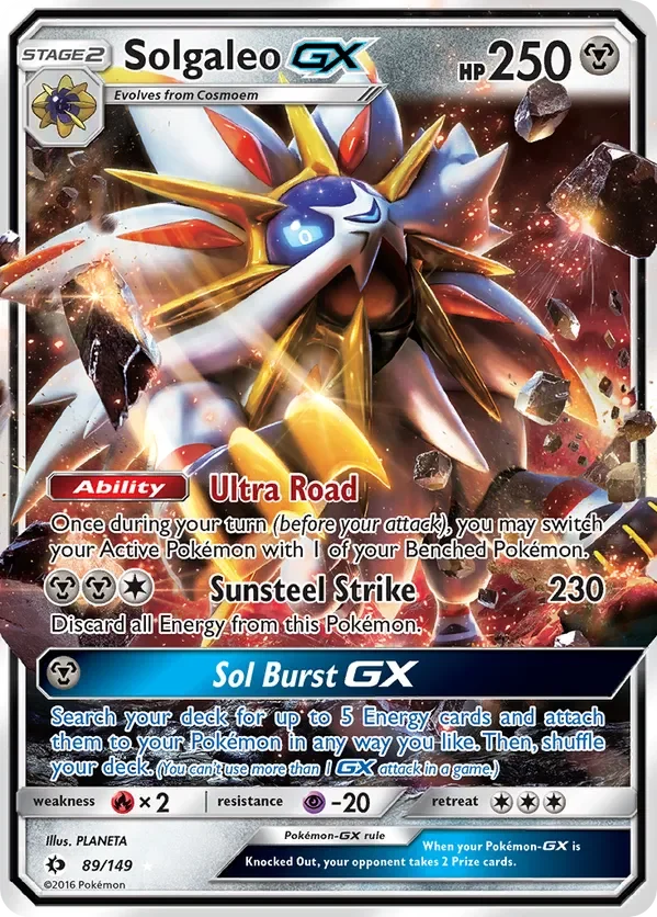 89/149 from Sun & Moon Base Ultra Rare Pokemon Card
