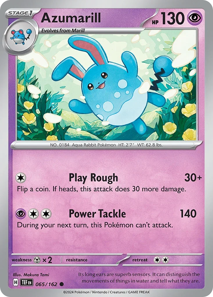065/162 from Temporal Forces Common Pokemon Card
