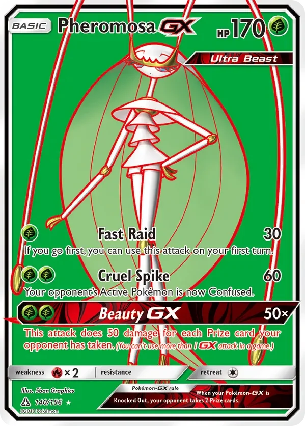 140/156 from Ultra Prism Full Art Pokemon Card