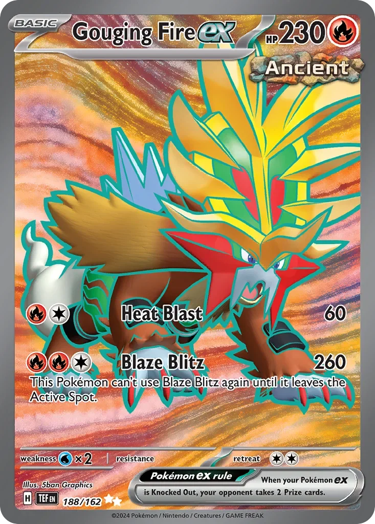 188/162 from Temporal Forces Ultra Rare Pokemon Card
