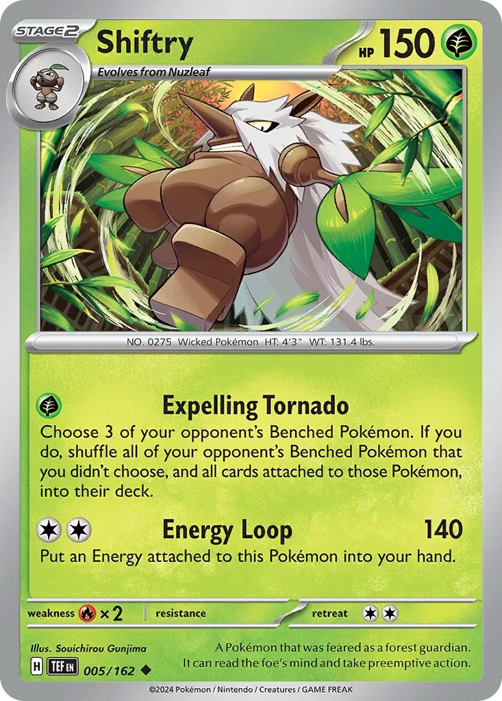 005/162 from Temporal Forces Card List Uncommon Pokemon Card