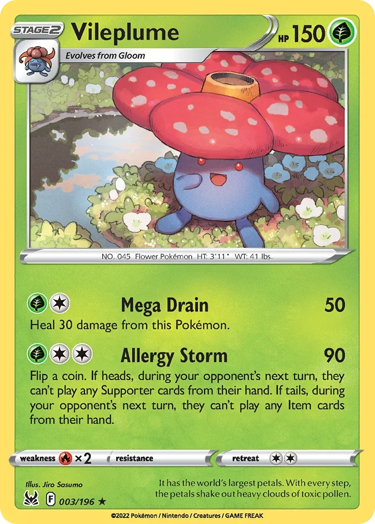 003/196 from Lost Origin Holo Rare Pokemon Card