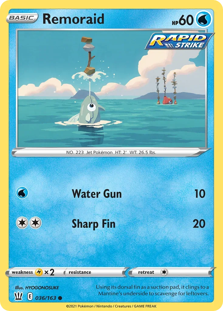 036/163 from Battle Styles Common Pokemon Card