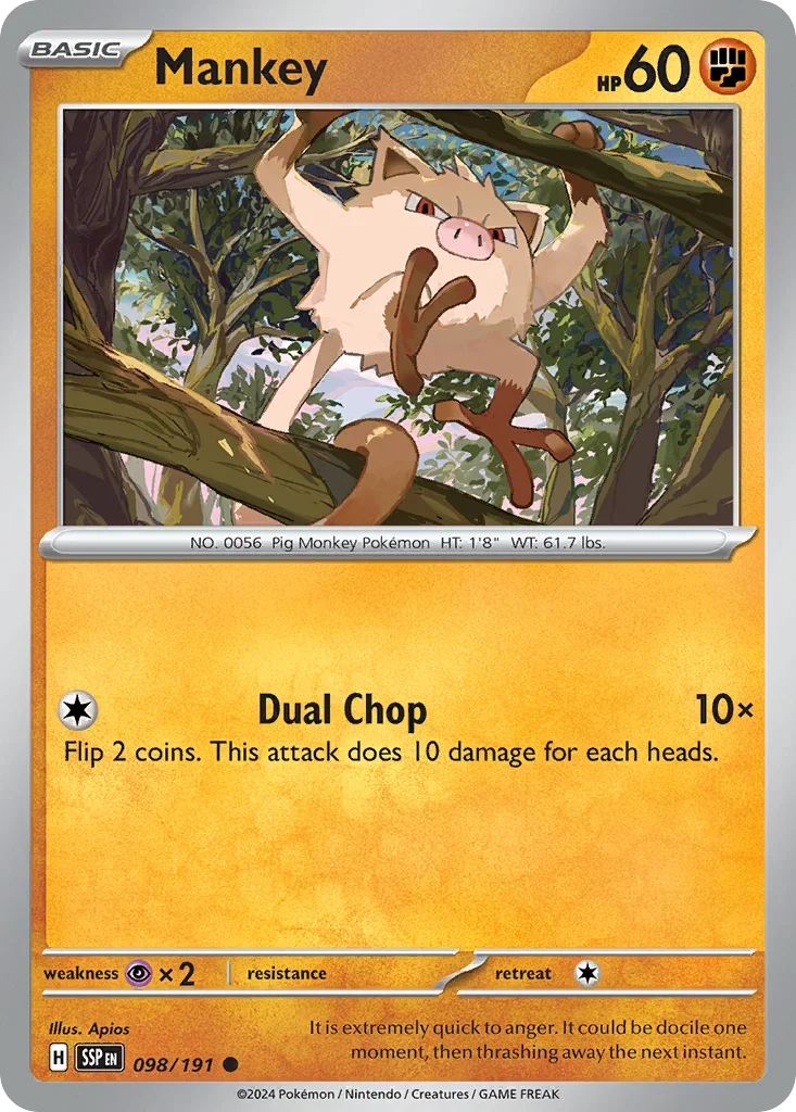 098/191 from Surging Sparks Card List Common Pokemon Card