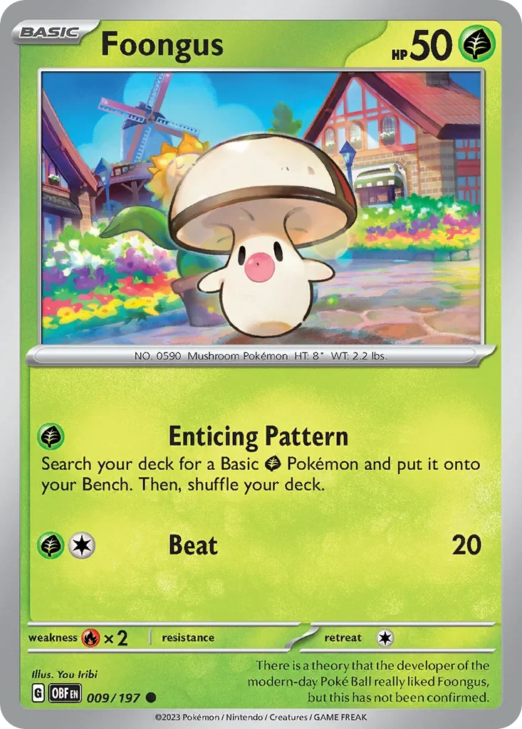 009/197 from Obsidian Flames Common Pokemon Card