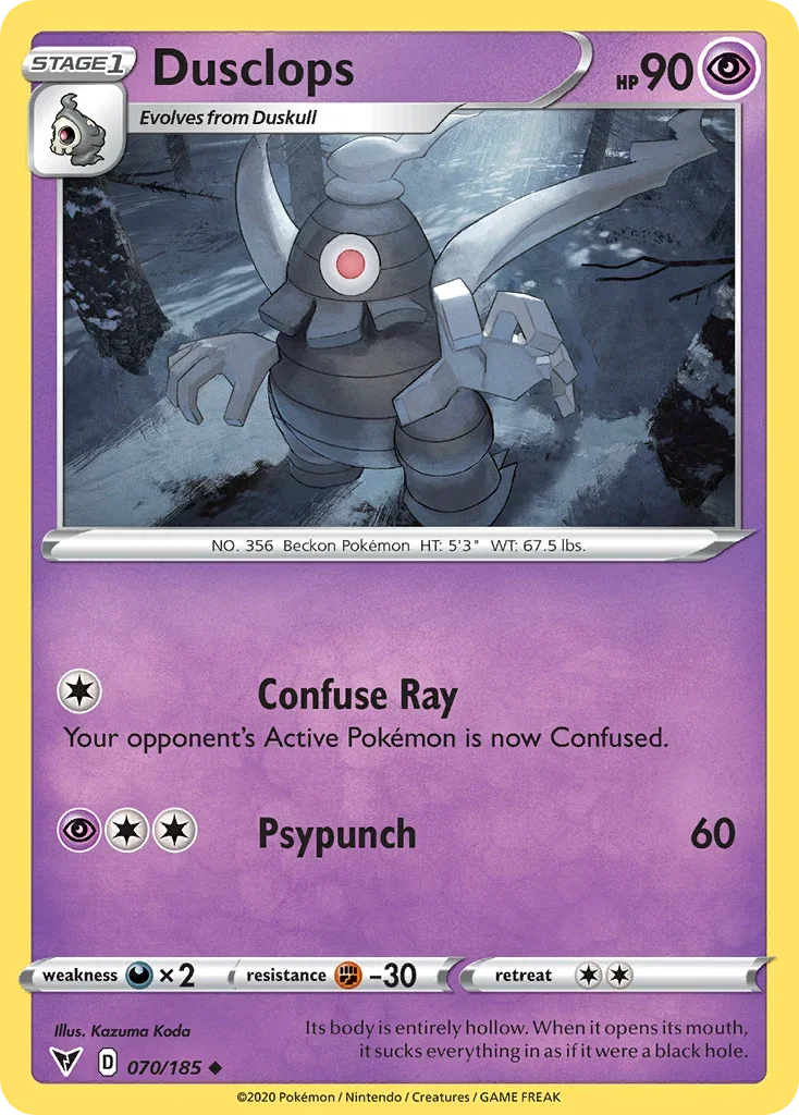 070/185 from Vivid Voltage Uncommon Pokemon Card