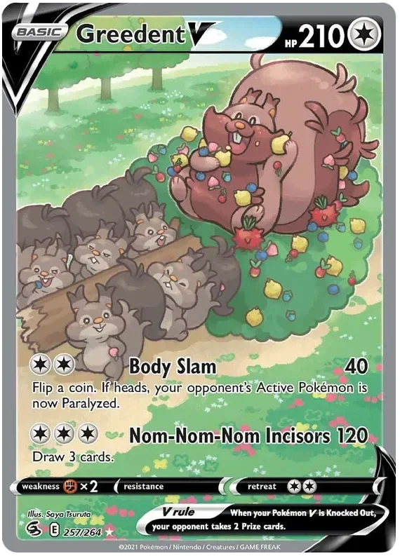 257/264 from Fusion Strike Alternate Art Pokemon Card