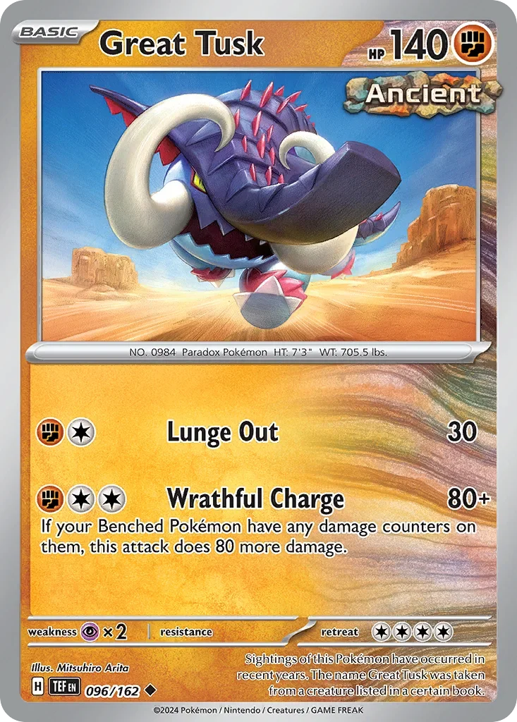 096/162 from Temporal Forces Uncommon Pokemon Card