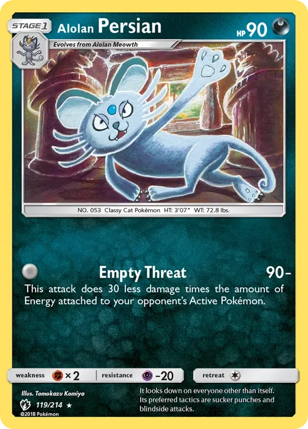 119/214 from Lost Thunder Rare Pokemon Card
