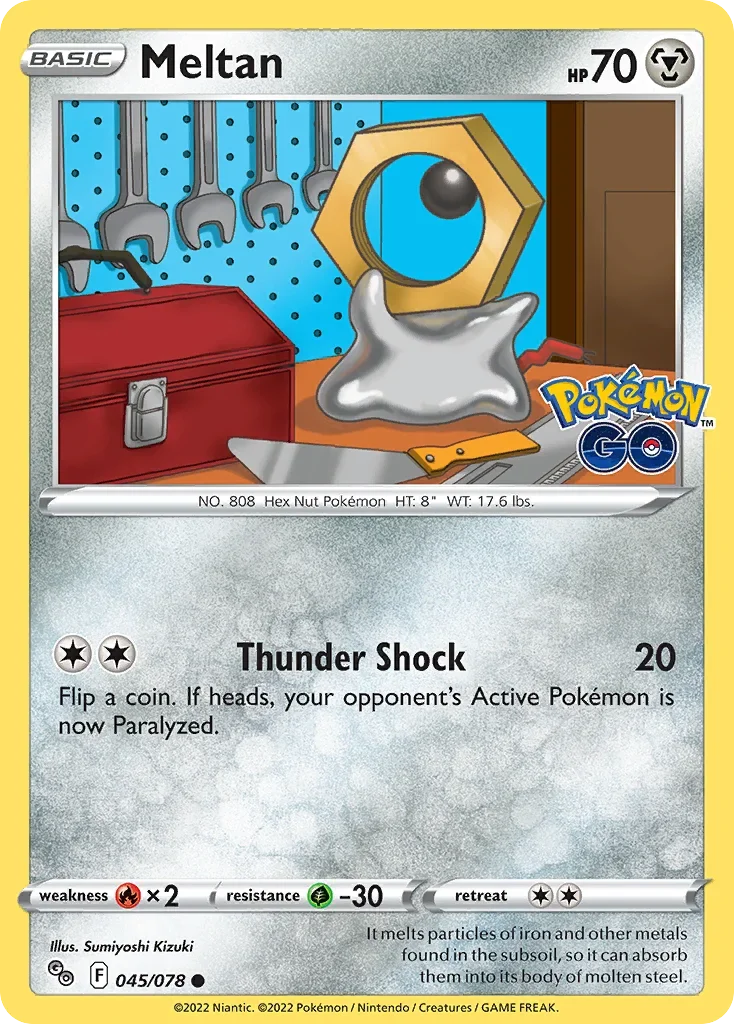 045/078 from Pokemon GO Common Pokemon Card