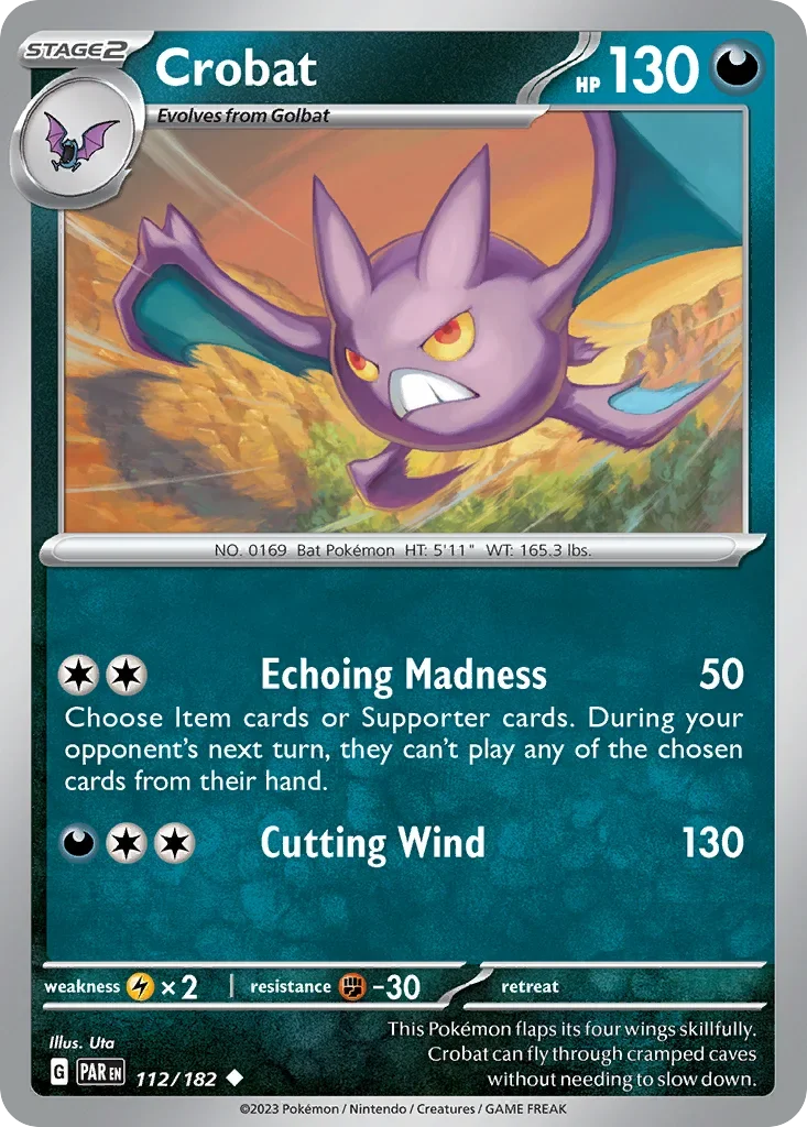 112/182 from Paradox Rift Uncommon Pokemon Card