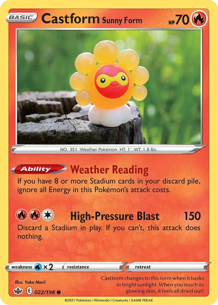 022/198 from Chilling Reign Common Pokemon Card