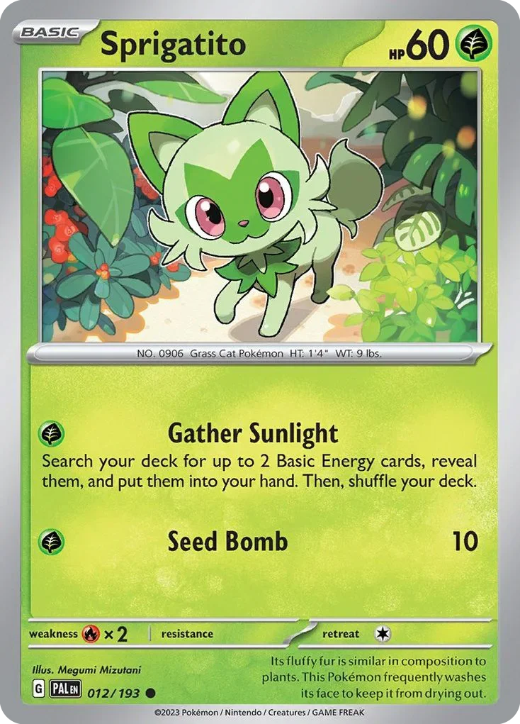 012/193 from Paldea Evolved Common Pokemon Card