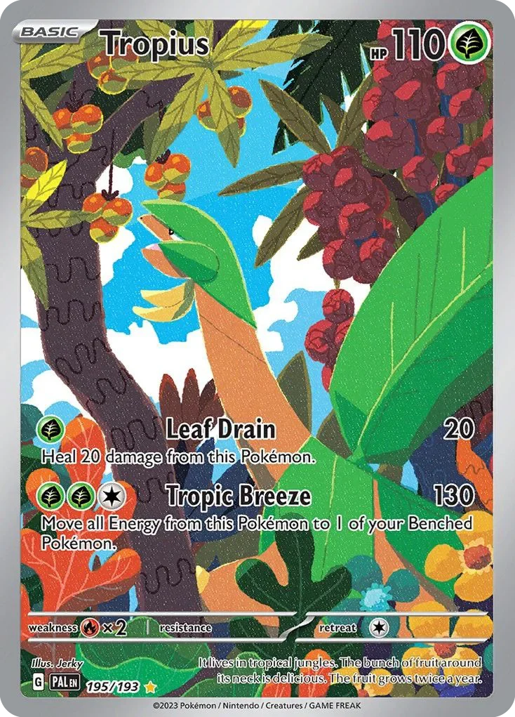 195/193 from Paldea Evolved Illustration Rare Pokemon Card
