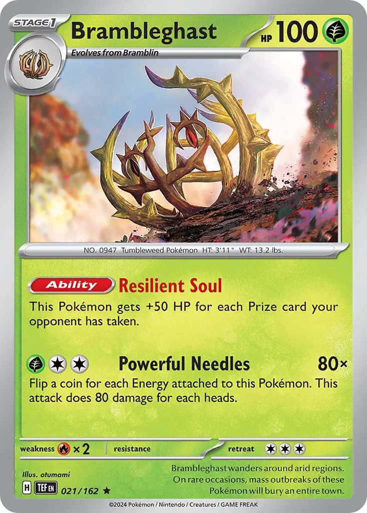 021/162 from Temporal Forces Card List Rare Pokemon Card