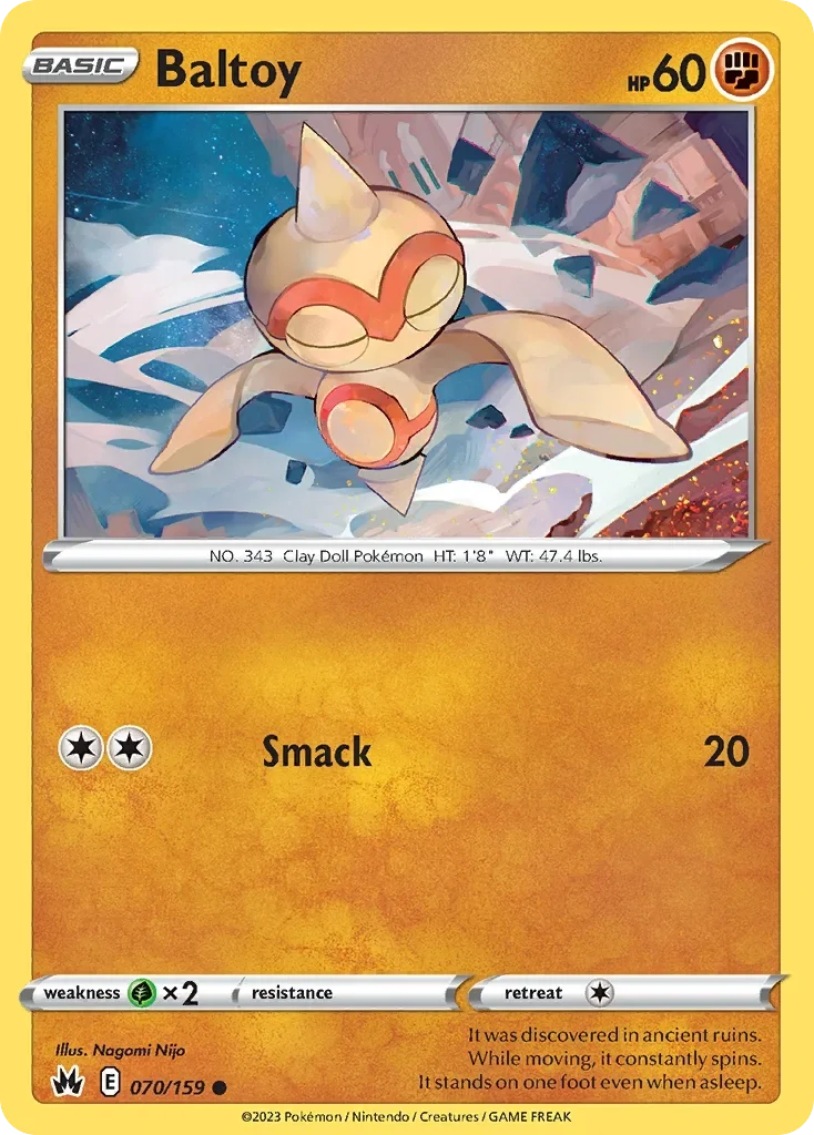 070/159 from Crown Zenith Common Pokemon Card
