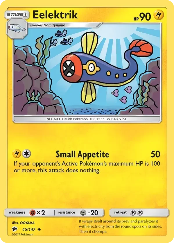 45/147 from Burning Shadows Uncommon Pokemon Card