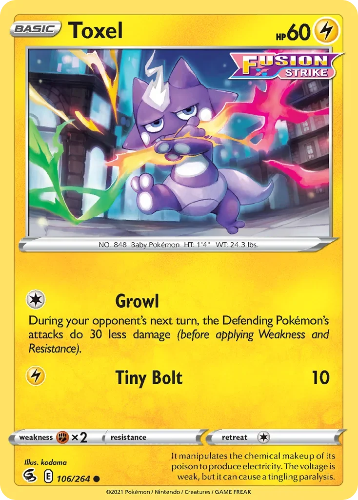 106/264 from Fusion Strike Common Pokemon Card