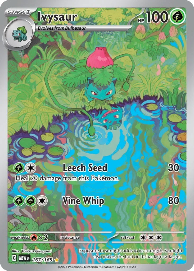 167/165 from 151 Illustration Rare Pokemon Card