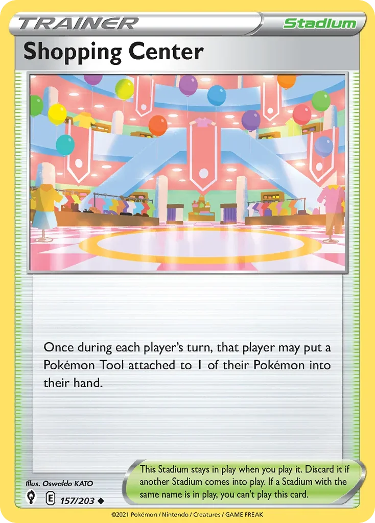 157/203 from Evolving Skies Uncommon Trainer Card