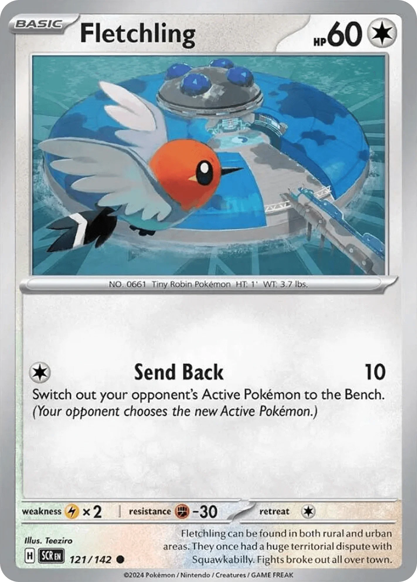 121/142 from Stellar Crown Card List Common Pokemon Card