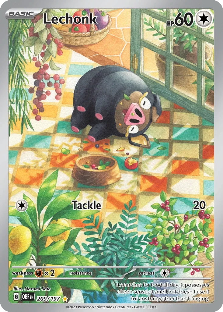 209/197 from Obsidian Flames Illustration Rare Pokemon Card