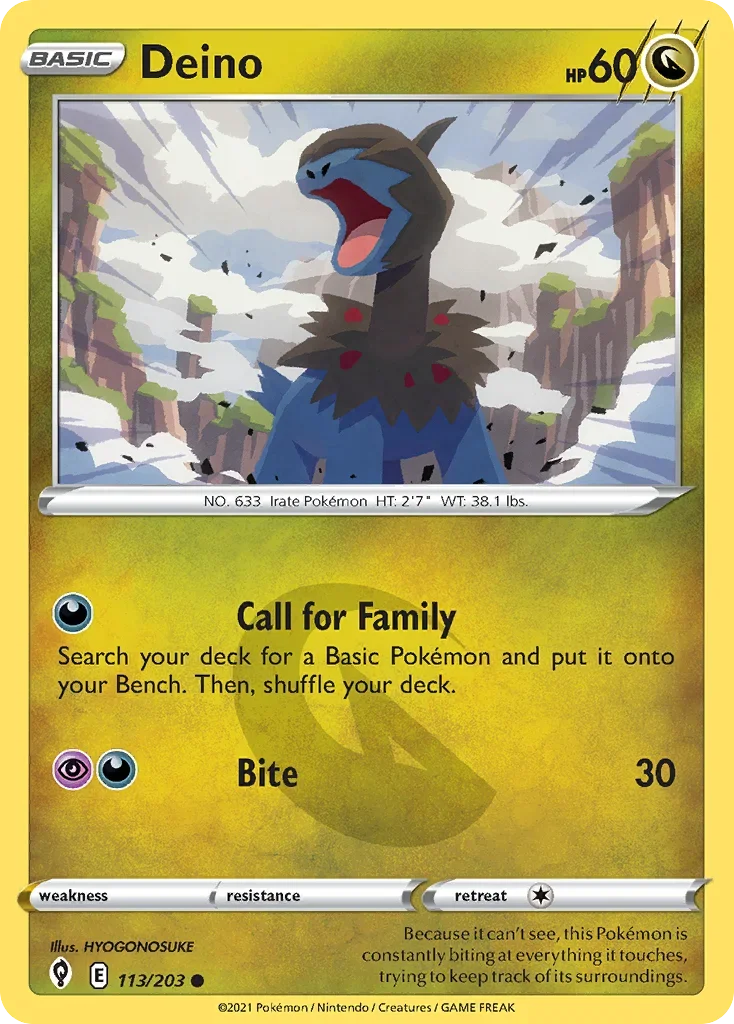 113/203 from Evolving Skies Common Pokemon Card