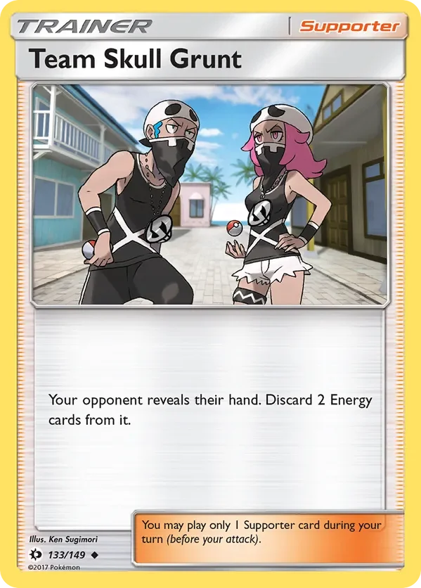 133/149 from Sun & Moon Base Uncommon Trainer Card