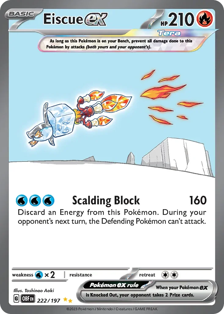 222/197 from Obsidian Flames Special Illustration Rare Pokemon Card