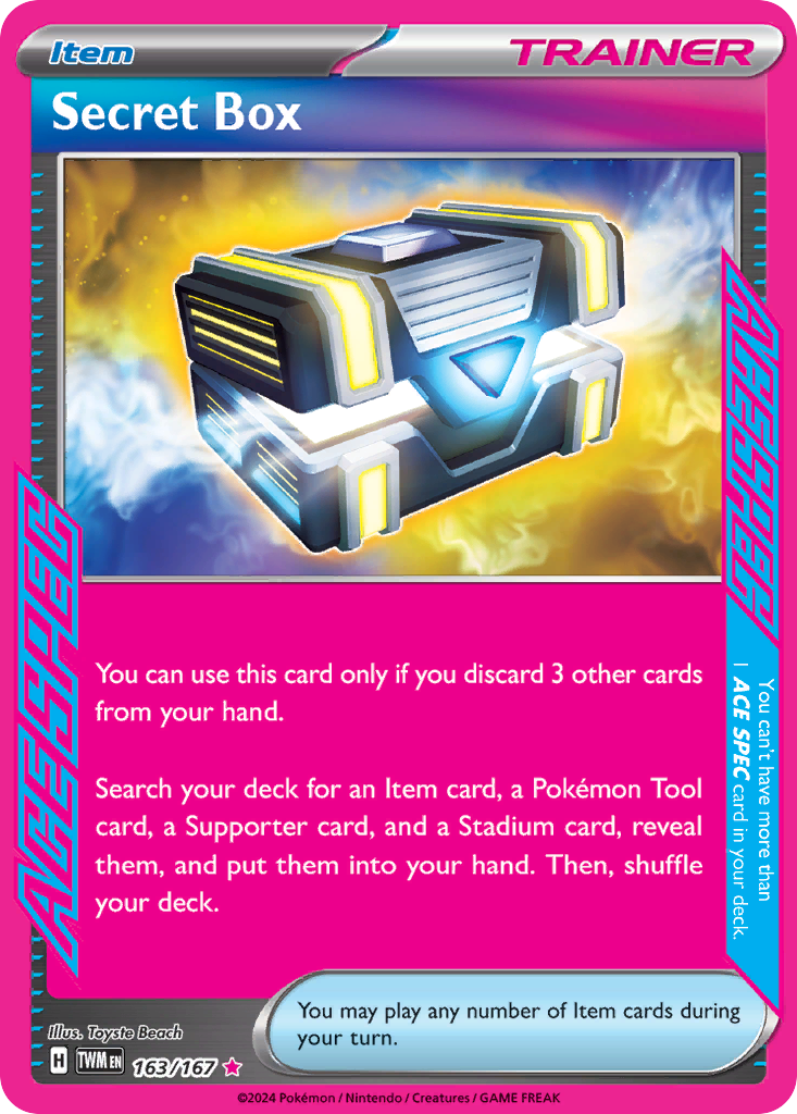 163/167 from Twilight Masquerade ACE SPEC Rare Pokemon Card