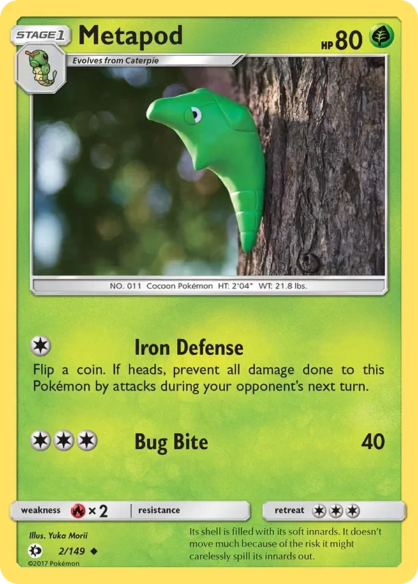2/149 from Sun & Moon Base Uncommon Pokemon Card